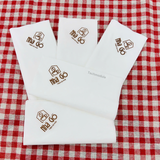 


																	 Khăn giấy ăn in logo NHÀ GỖ 