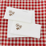 


																	 Khăn giấy ăn in logo NHÀ GỖ 