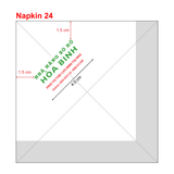 


																	 Khăn giấy ăn in logo NHÀ HÀNG BỜ HỒ HÒA BINH 