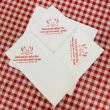 


																	 Khăn giấy ăn in logo NHÀ HÀNG HÒA TÀI 