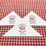 


																	 Khăn giấy ăn in logo NHÀ HÀNG VIỆT THẢO 