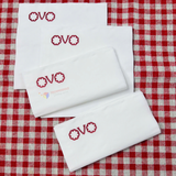 


																	 Khăn giấy ăn in logo OVO 