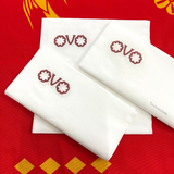 


																	 Khăn giấy ăn in logo OVO 
