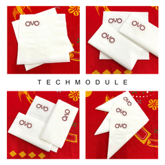  Khăn giấy ăn in logo OVO 