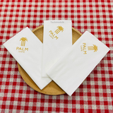 


																	 Khăn giấy ăn in logo PALM CAFE 