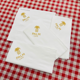 


																	 Khăn giấy ăn in logo PALM CAFE 