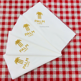 


																	 Khăn giấy ăn in logo PALM CAFE 