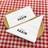 


																	 Khăn giấy ăn in logo PARIN 