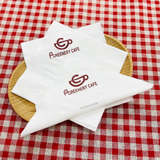 


																	 Khăn giấy ăn in logo PGREENERY CAFE 