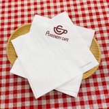 


																	 Khăn giấy ăn in logo PGREENERY CAFE 