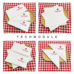  Khăn giấy ăn in logo POM POM COFFEE 