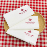 


																	 Khăn giấy ăn in logo POM POM COFFEE 