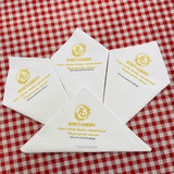 


																	 Khăn giấy ăn in logo ROSE'S GARDEN 