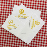 


																	 Khăn giấy ăn in logo ROSE'S GARDEN 