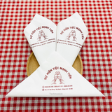 


																	 Khăn giấy ăn in logo TIỆC MẠNH TIẾN 