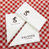 


																	 Khăn giấy ăn in logo SALTFFE 