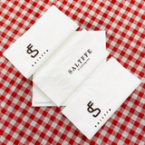 


																	 Khăn giấy ăn in logo SALTFFE 