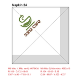 


																	 Khăn giấy ăn in logo SANG CAFE 