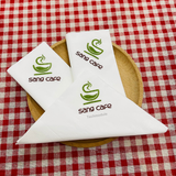 


																	 Khăn giấy ăn in logo SANG CAFE 