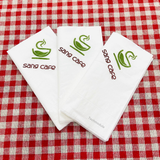 


																	 Khăn giấy ăn in logo SANG CAFE 