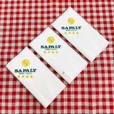 


																	 Khăn giấy ăn in logo SAPALY 