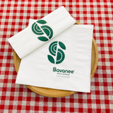 


																	 Khăn giấy ăn in logo SAVANEE 