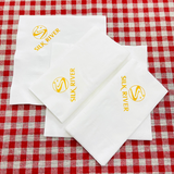 


																	 Khăn giấy ăn in logo SILK RIVER 