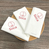 


																	 Khăn giấy ăn in logo SOCA 