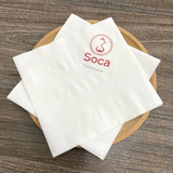 


																	 Khăn giấy ăn in logo SOCA 