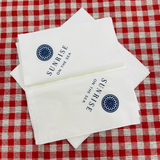 


																	 Khăn giấy ăn in logo SUNRISE 