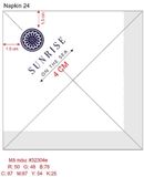 


																	 Khăn giấy ăn in logo SUNRISE 