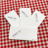 


																	 Khăn giấy ăn in logo SWEET AS 