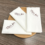 


																	 Khăn giấy ăn in logo TÂM AN 
