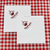 


																	 Khăn giấy ăn in logo TÈO LEO 