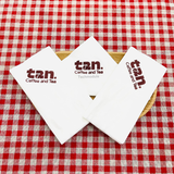 


																	 Khăn giấy ăn in logo TAN COFFEE AND TEA 