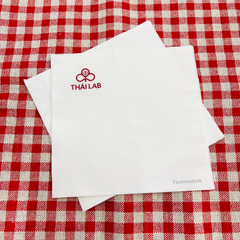  Khăn giấy ăn in logo THÁI LAB 
