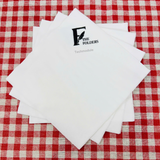 


																	 Khăn giấy ăn in logo THE FOLDERS 