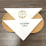 


																	 Khăn giấy ăn in logo THE HANSIK 
