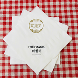 


																	 Khăn giấy ăn in logo THE HANSIK 