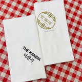 


																	 Khăn giấy ăn in logo THE HANSIK 