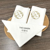 


																	 Khăn giấy ăn in logo THE HANSIK 