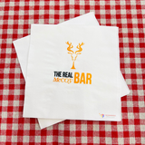 


																	 Khăn giấy ăn in logo THE REAL BAR 