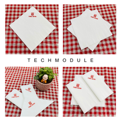  Khăn giấy ăn in logo THREE BEANS 