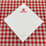 


																	 Khăn giấy ăn in logo THREE BEANS 