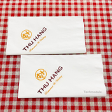 


																	 Khăn giấy ăn in logo THU HẰNG RESTAURANT 