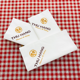 


																	 Khăn giấy ăn in logo THU HẰNG RESTAURANT 