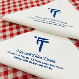 


																	 Khăn giấy ăn in logo TIỆC CƯỚI THIÊN THANH 