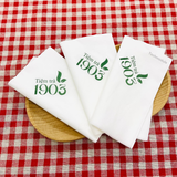 


																	 Khăn giấy ăn in logo TIỆM TRÀ 1903 