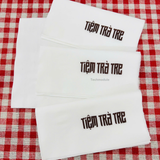 


																	 Khăn giấy ăn in logo TIỆM TRÀ TRE 
