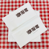 


																	 Khăn giấy ăn in logo TIỆM TRÀ TRE 